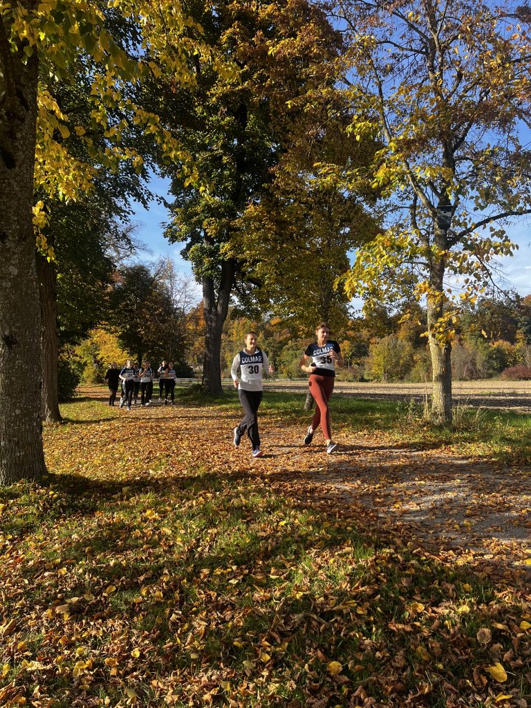 Lara & Melis beim Waldlauf