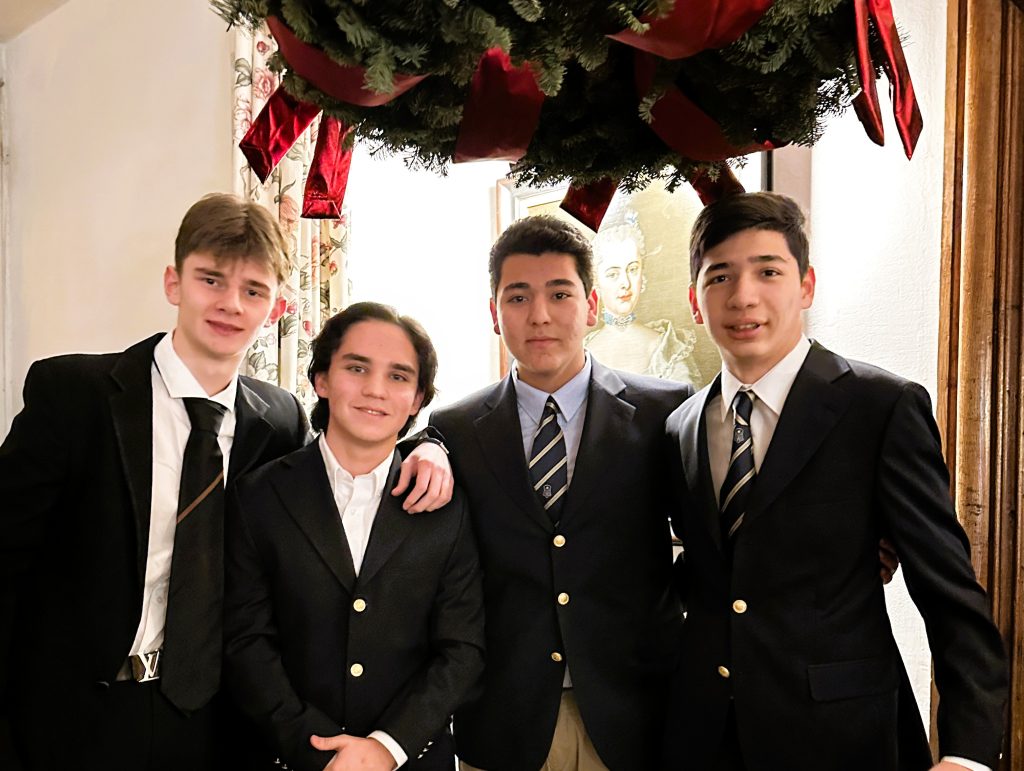 levi, imron, bilol und java am nikolausabend